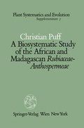 Cover: A Biosystematic Study of the African and Madagascan Rubiaceae-Anthospermeae - Springer