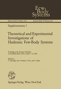 Cover: Theoretical and Experimental Investigations of Hadronic Few-Body Systems - Springer