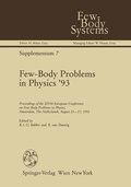Cover: Few-Body Problems in Physics '93 - Springer