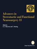 Cover: Advances in Stereotactic and Functional Neurosurgery 11 - Springer