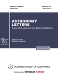 Bild: Astronomy Letters - Pleiades Publishing