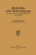 Cover: Bed&uuml;rfnis und Befriedigung - Springer