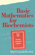 Cover: Basic Mathematics for Biochemists - Chapman and Hall