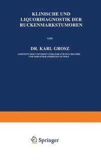 Abbildung von: Klinische und Liquordiagnostik der Rückenmarkstumoren - Springer
