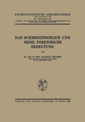 Cover: Das Schmerzproblem und Seine Forensische Bedeutung - Springer