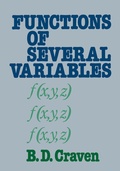 Bild: Functions of several variables - Chapman and Hall