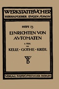 Cover: Das Einrichten von Automaten - Springer