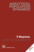 Cover: Analytical Population Dynamics - Chapman and Hall