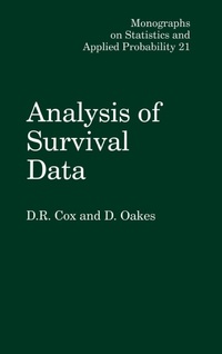 Enlarge image Cover: Analysis of Survival Data - Chapman & Hall/CRC