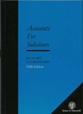 Cover: Accounts for Solicitors - Sweet & Maxwell