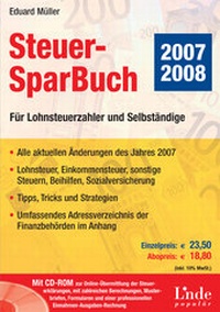 Abbildung von: Steuer-SparBuch 2007/2008 - Linde