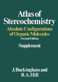 Cover: Atlas of Stereochemistry: 1st Supplement v.3 - CRC Press