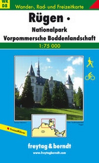Abbildung von: WK D8 Rügen - Nationalpark Vorpommersche Boddenlandschaft, Wanderkarte 1:75000 - Freytag-Berndt und ARTARIA