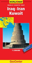 Cover: Iraq, Iran & Kuwait World Map - Freytag-Berndt