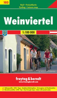 Abbildung von: Weinviertel, Radkarte 1:100.000 - Freytag-Berndt und ARTARIA