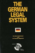 Cover: The German Legal System - Sweet & Maxwell