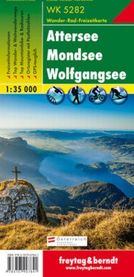 Abbildung von: WK 5282 Attersee - Mondsee - Wolfgangsee, Wanderkarte 1:35.000 - Freytag-Berndt und ARTARIA