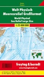 Bild: Welt physisch Meeresrelief Gro&szlig;format, 1:25 Mill., Markiertafel - KOMPASS freytag und berndt