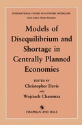 Cover: Models of Disequilibrium and Shortage in Centrally Planned Economies - Springer