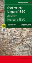 Abbildung von: Österreich-Ungarn 1890, 1:1,5 Mio., Historische Karte - Freytag-Berndt und ARTARIA