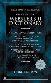 Abbildung von: Webster's II Dictionary - Berkley Publishing Corporation,U.S.