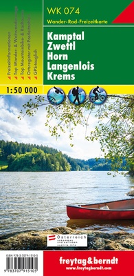Abbildung von: WK 074 Kamptal - Zwettl - Horn - Langenlois - Krems, Wanderkarte 1:50.000 - Freytag-Berndt und ARTARIA