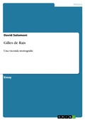 Cover: Gilles de Rais - GRIN Verlag