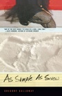 Cover: As Simple as Snow - Berkley Publishing Corporation,U.S.
