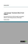 Cover: "Joe's Garage" - GRIN Publishing