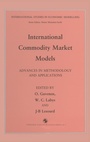 Cover: International Commodity Market Models - Chapman and Hall