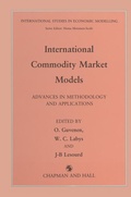 Cover: International Commodity Market Models - Springer