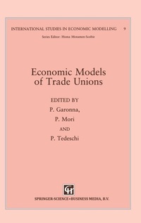 Enlarge image Cover: Economic Models of Trade Unions - Chapman and Hall