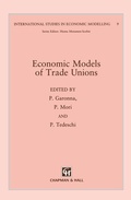 Cover: Economic Models of Trade Unions - Springer