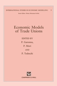 Enlarge image Cover: Economic Models of Trade Unions - Springer