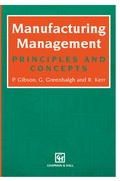 Cover: Manufacturing Management - Chapman and Hall