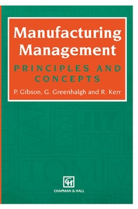 Enlarge image Cover: Manufacturing Management - Chapman and Hall