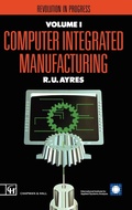 Cover: Computer Integrated Manufacturing - Chapman and Hall