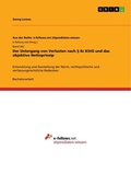 Cover: Der Untergang von Verlusten nach ? 8c KStG und das objektive Nettoprinzip - Aus der Reihe: e-fellows.net stipendiaten-wissen