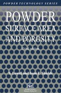 Cover: Powder Surface Area and Porosity - Springer