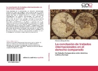 Abbildung von: La conclusion de tratados internacionales en el derecho comparado - Editorial Académica Española