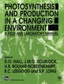 Cover: Photosynthesis and Production in a Changing Environment - Springer
