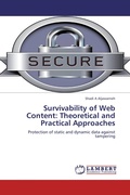 Cover: Survivability of Web Content - LAP Lambert Academic Publishing