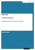 Cover: NS-Rassenhygiene - GRIN Verlag