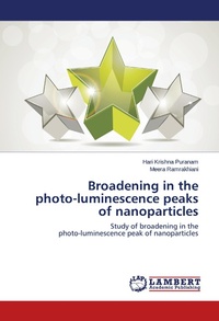 Abbildung von: Broadening in the photo-luminescence peaks of nanoparticles - LAP Lambert Academic Publishing