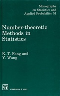 Cover: Number-Theoretic Methods in Statistics - Chapman & Hall/CRC