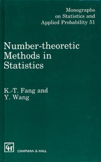 Abbildung von: Number-Theoretic Methods in Statistics - Chapman & Hall/CRC
