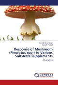 Cover: Response of Mushroom (Pleurotus spp.) to Various Substrate Supplements - LAP Lambert Academic Publishing