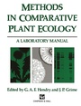 Cover: Methods in Comparative Plant Ecology - Springer
