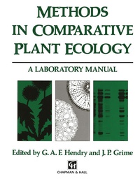 Enlarge image Cover: Methods in Comparative Plant Ecology - Springer