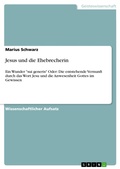 Cover: Jesus und die Ehebrecherin - GRIN Verlag